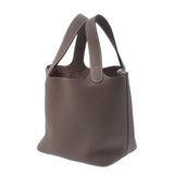 HERMES エルメス ピコタンロック PM  エトゥープ シルバー金具 Z刻印(2021年頃) レディース トリヨンクレマンス ハンドバッグ 未使用 銀蔵