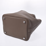 HERMES エルメス ピコタンロック PM  エトゥープ シルバー金具 Z刻印(2021年頃) レディース トリヨンクレマンス ハンドバッグ 未使用 銀蔵