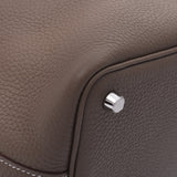 HERMES エルメス ピコタンロック PM  エトゥープ シルバー金具 Z刻印(2021年頃) レディース トリヨンクレマンス ハンドバッグ 未使用 銀蔵