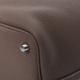 HERMES エルメス ピコタンロック PM  エトゥープ シルバー金具 Z刻印(2021年頃) レディース トリヨンクレマンス ハンドバッグ 未使用 銀蔵