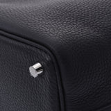 HERMES エルメス ピコタンロック PM  黒 シルバー金具 Z刻印(2021年頃) レディース トリヨンクレマンス ハンドバッグ 新品 銀蔵