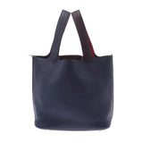 HERMES エルメス ピコタンロック MM カザック ブルーニュイ/ルージュセリエ/フランボワーズ Z刻印(2021年頃) レディース トリヨンクレマンス ハンドバッグ 新品 銀蔵