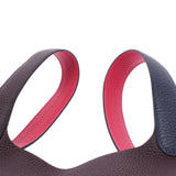 HERMES エルメス ピコタンロック MM カザック ブルーニュイ/ルージュセリエ/フランボワーズ Z刻印(2021年頃) レディース トリヨンクレマンス ハンドバッグ 新品 銀蔵