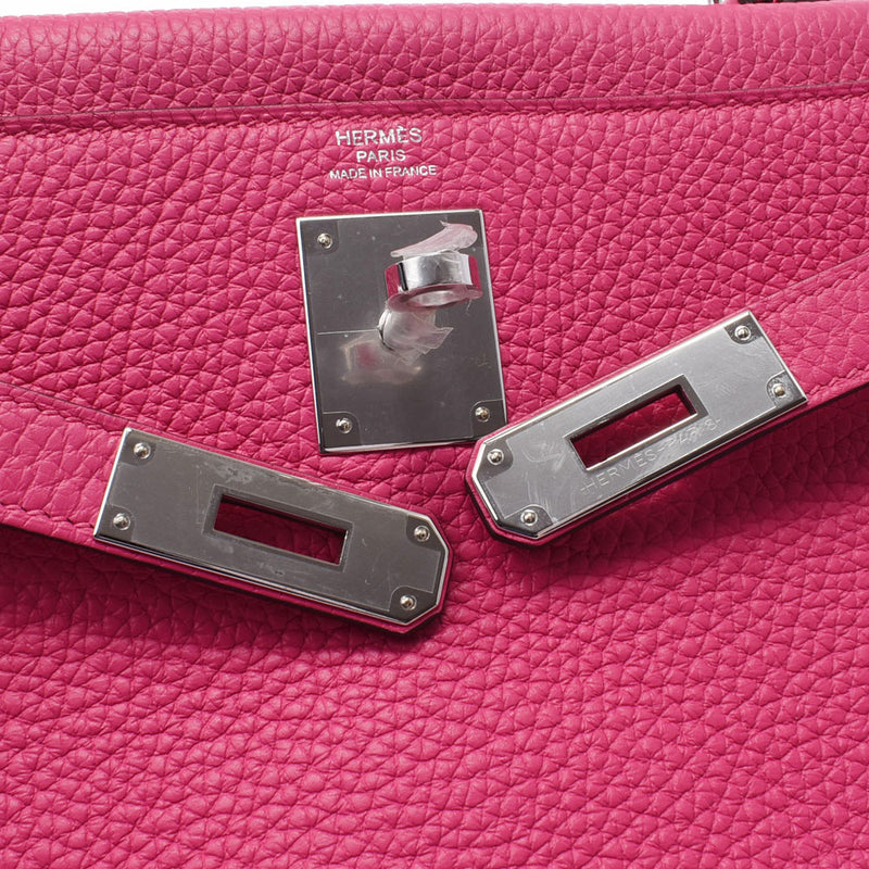 Hermes Hermes Kelly 28 Intewed 2way Bag Rose Shocking (Pink) Silver Bracket Z Engraved (around 2021) Ladies Triyo Clemance Handbag New Sinkjo