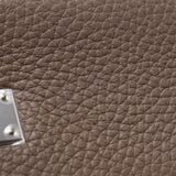 Hermes Hermes Kelly 28 2way袋群（冰川）银色支架C刻（2018年左右）女士Triyo钢铁手提包未使用的Silgrin
