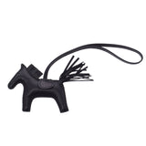 HERMES エルメス ロデオ タッチ PM 黒 Y刻印(2020年頃) ユニセックス アニョーミロ アリゲーター チャーム 未使用 銀蔵