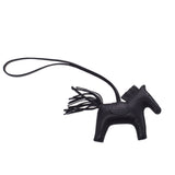 HERMES エルメス ロデオ タッチ PM 黒 Y刻印(2020年頃) ユニセックス アニョーミロ アリゲーター チャーム 未使用 銀蔵