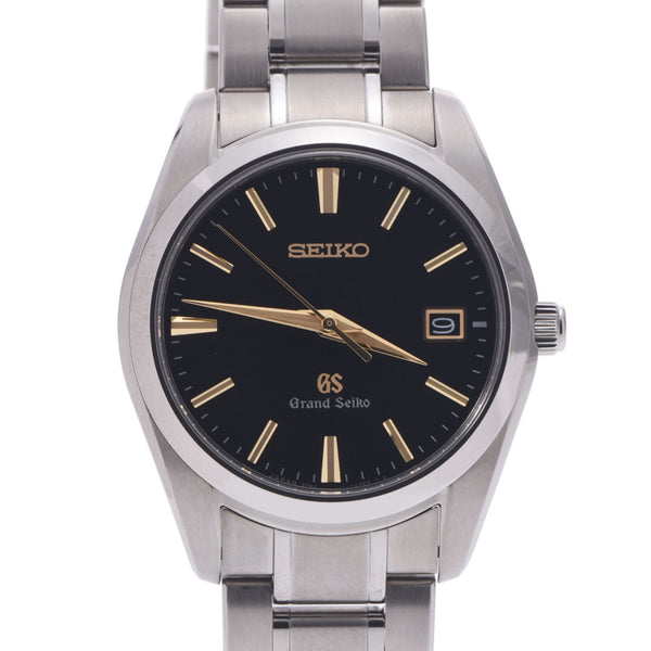 Seiko Seiko Grand Seiko Heritage Collection SBGX069 Men's Titanium Watch Quartz Black Table A-Rank Used Silgrin