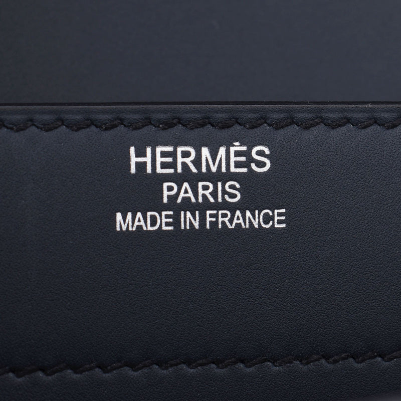 Hermes Hermes Saku Ade Peche 41公文包银支架□Q立即（左右）男士SOM Berroere Business Bag New Sanko