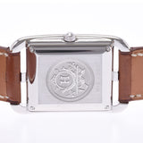 Hermes Hermes Cape Cod Debretur CC1.710 Boys SS / Leather Watch Quartz Silver Document A-Rank Used Silgrin