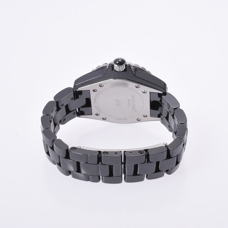 Chanel - J12 Unisex 33mm : H1625 : SOLD OUT : black dial on Black