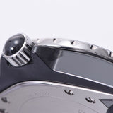 CHANEL J12 33mm 12P Diamond H1625 Boys Black Ceramic/SS Watch Quartz Black Dial A Rank Used Ginzo