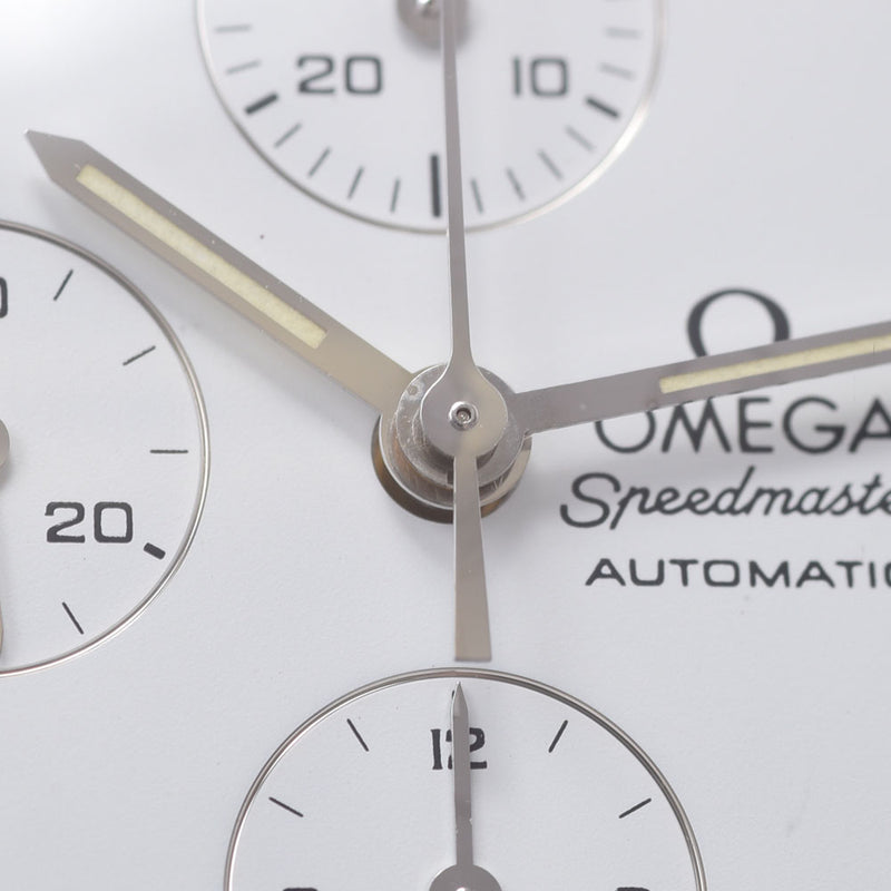 Omega Omega Speed Master Date 3511.20男士SS手表自动包裹白色拨盘