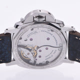 Oudumine Panerai Officeene Paneley Luminor 1950左手3天Achatio PAM00557男士SS /皮革手表手工滚黑文件A-Rank使用水池