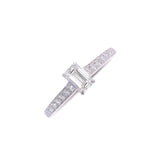 Graff Graph Diamond 0.51ct G-VVS1-EM Single Diamond 0.30ct 7.5 Ladies PT950 Platinum Ring / Ring A Rank Used Silgrin