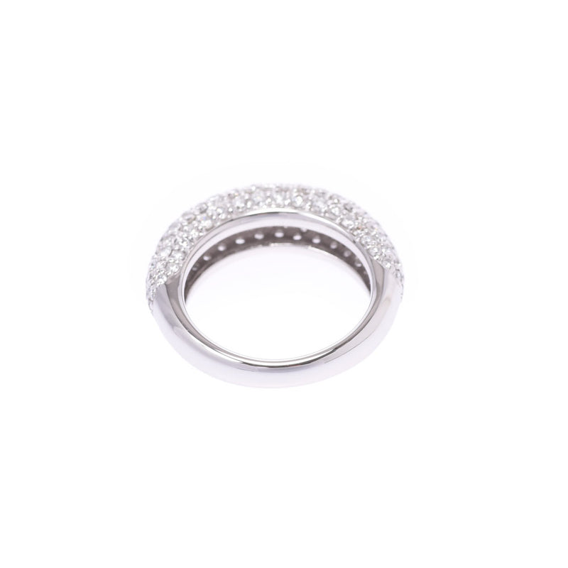 PONTE VECCHIO Pontevekio Diamond 1.70CT Half Eternity No. 9 Ladies K18WG Ring / Ring A Rank Used Silgrin