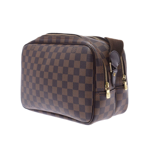 LOUIS VUITTON ルイヴィトンダミエリポーター PM SP order brown N45253 ユニセックスダミエキャンバスショルダーバッグ AB rank used silver storehouse