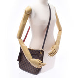 Louis Vuitton Louis Vuitton Damee South Bank Brown / Red N42230 Women's Dumie Campbus Shoulder Bag A-Rank Used Sinkjo