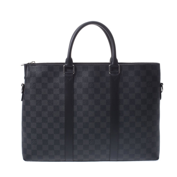 ルイヴィトングラフィット アントンブリーフケース 2WAY 14137 黒 メンズ ダミエグラフィットキャンバス ビジネスバッグ N40024 LOUIS  VUITTON 中古 – 銀蔵オンライン