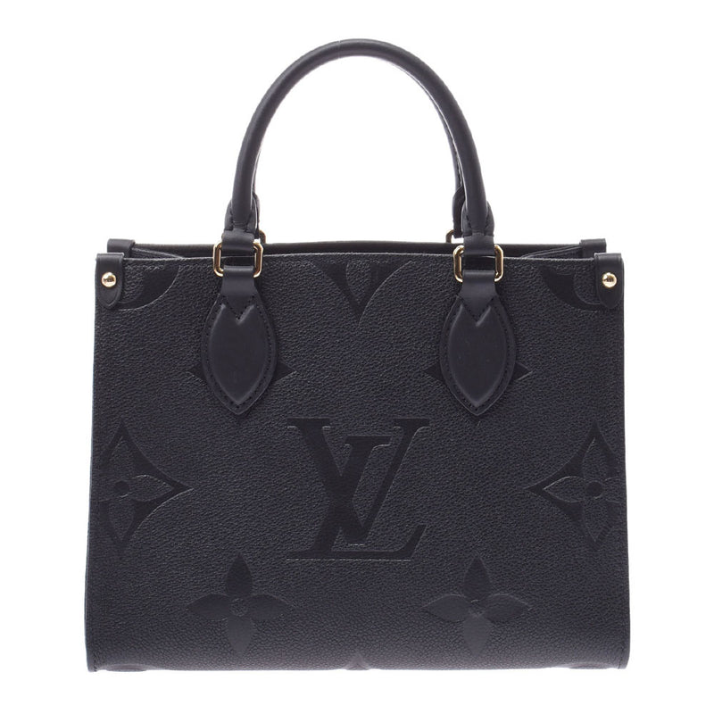 Louis Vuitton Louis Vuitton Monogram放大在Zago PM 2way Black M45653女士皮革手提包新款Sanko