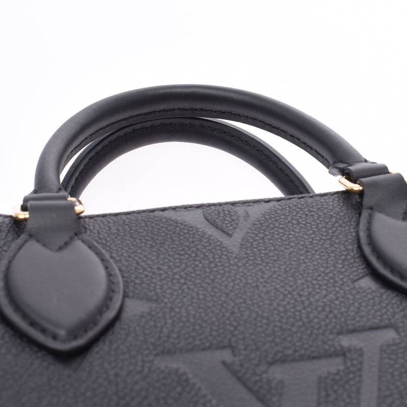 Louis Vuitton Louis Vuitton Monogram放大在Zago PM 2way Black M45653女士皮革手提包新款Sanko