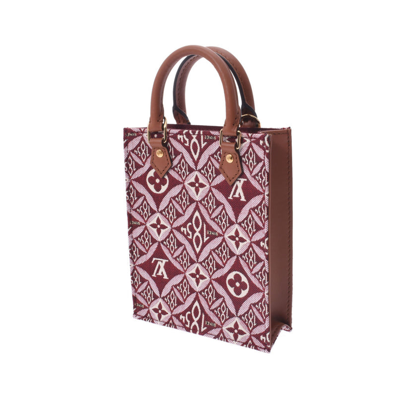 Louis Vuitton Louis Vuitton Since 1854 Petit Sac Pula 2way Bag Bordeaux M69846 Ladies Jacquard Handbag New Sale