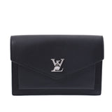 LOUIS VUITTON ルイヴィトン ポシェット ロックミー チェーン 2WAY ノワール(黒) シルバー金具 M63471 レディース カーフ ショルダーバッグ 新同 中古 銀蔵