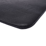 Louis Vuitton Louis Vuitton Monogram Shadow Pochette Discovery Black M62903男士皮革离合器袋A排名使用水池