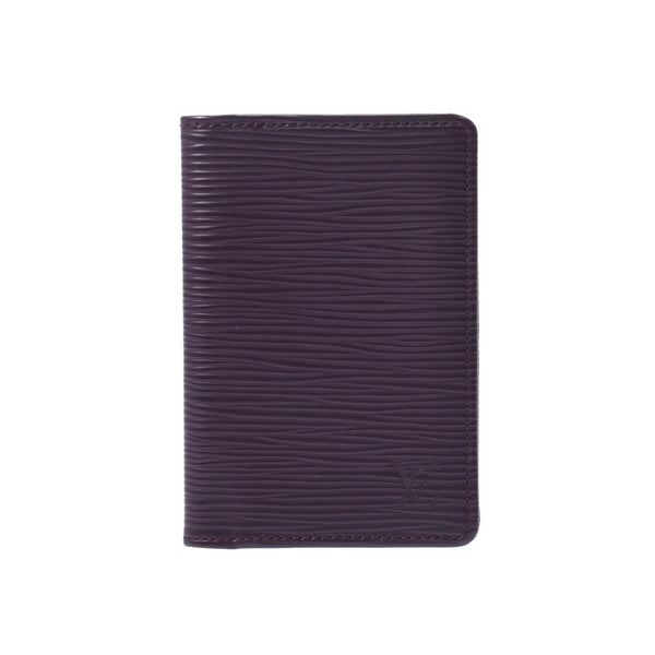 Louis Vuitton Louis Vuitton Epi Organizer De Polk Pass Case Cassis (Purple) M6358K Unisex Epileser Card Case A-Rank Used Silgrin