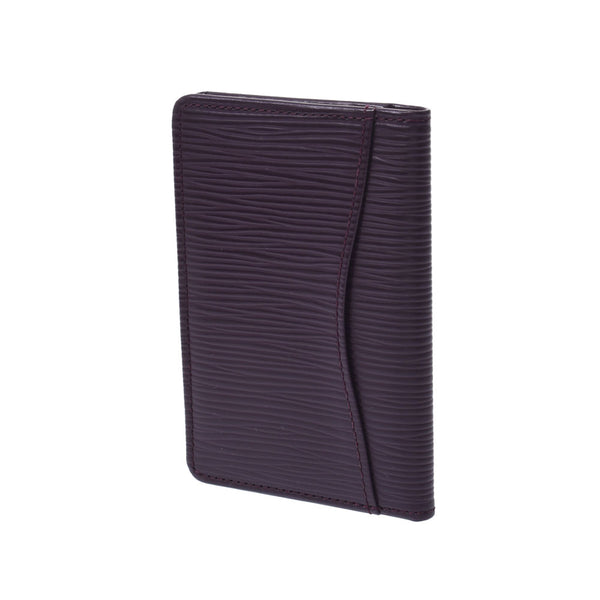 Louis Vuitton Louis Vuitton Epi Organizer De Polk Pass Case Cassis (Purple) M6358K Unisex Epileser Card Case A-Rank Used Silgrin