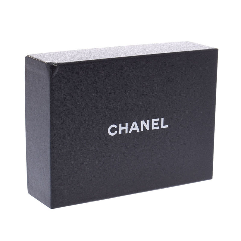 Chanel Chanel Matrasse红银架女士Ramskin链钱包A级使用水池