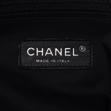 Chanel Chanel Parivi Litz Tote GM Black Silver Fittings Ladies Leather Canvas Tote Bag A-Rank Used Silgrin