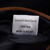 MCM MCM背包螺柱Cognac UniSEX皮革披肩·Day Pack B等级使用水池