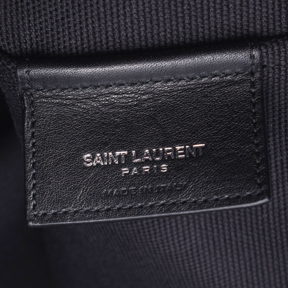サンローラン 黒 ユニセックス キャンバス トートバッグ 413054 SAINT