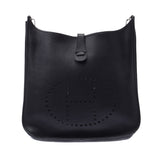 HERMES エルメス エヴリン2 TGM 黒 シルバー金具 □I刻印(2005年頃) ユニセックス トリヨンクレマンス ショルダーバッグ Aランク 中古 銀蔵