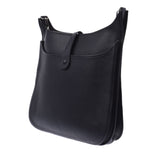 HERMES エルメス エヴリン2 TGM 黒 シルバー金具 □I刻印(2005年頃) ユニセックス トリヨンクレマンス ショルダーバッグ Aランク 中古 銀蔵