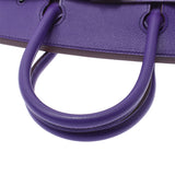 Hermes Hermes Burkin 30 Crocus (Purple) Silver Fittings □ P Engraved (around 2012) Women's Voepson Handbags A rank used Silgrin