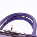 Hermes Hermes Burkin 30 Crocus (Purple) Silver Fittings □ P Engraved (around 2012) Women's Voepson Handbags A rank used Silgrin