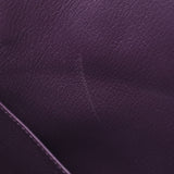 Hermes Hermes Burkin 35 Leysin (Dark Purple) Gold Bracket □ P Engraved (around 2012) Unisex Togo Handbag A rank used Silgrin