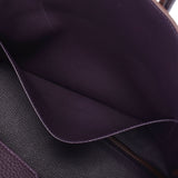 Hermes Hermes Burkin 35 Leysin (Dark Purple) Gold Bracket □ P Engraved (around 2012) Unisex Togo Handbag A rank used Silgrin