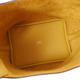 Hermes Hermes Picon Lock PM Jeane Ambull (Yellow) Gold Bracket D Engraved (around 2019) Women's Triyo Clemance Handbag Unused Silgrin