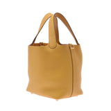 Hermes Hermes Picon Lock PM Jeane Ambull (Yellow) Gold Bracket D Engraved (around 2019) Women's Triyo Clemance Handbag Unused Silgrin