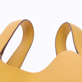 Hermes Hermes Picon Lock PM Jeane Ambull (Yellow) Gold Bracket D Engraved (around 2019) Women's Triyo Clemance Handbag Unused Silgrin