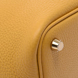 Hermes Hermes Picon Lock PM Jeane Ambull (Yellow) Gold Bracket D Engraved (around 2019) Women's Triyo Clemance Handbag Unused Silgrin
