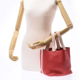 Hermes Picotin lock mm touch Rouge tomatoes / Rosemary