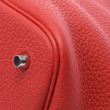 Hermes Picotin lock mm touch Rouge tomatoes / Rosemary