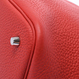 Hermes Picotin lock mm touch Rouge tomatoes / Rosemary