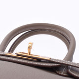 Hermes Hermes Burkin 30 Ethoup Gold Bracket C Engraved (around 2018) Ladies Togo Handbag Unused Silgrin