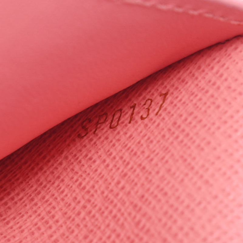 Louis Vuitton Louis Vuitton Monogram Portfoille Victory Nabard Brown / Pink M61707 Unisex Triple Folded Wallet A-Rank Used Silgrin