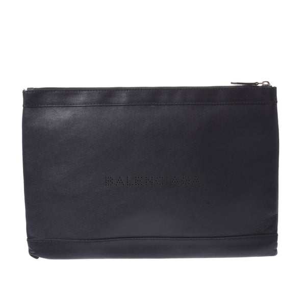 Balenciaga Valenciaga Classic Envelope 2way Bag Black 373840 Men's Curf Clutch Bag AB Rank Used Silgrin